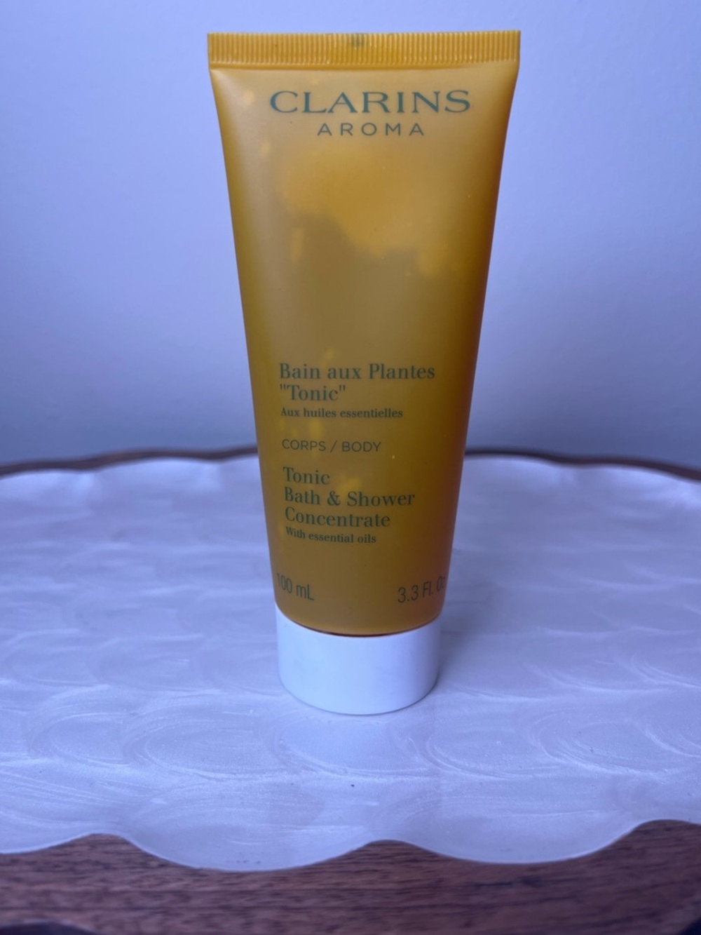 Clarins Tonic Bath & Shower Concentrate 100 mL / 3.3oz Body‎ Wash | NEW/Sealed